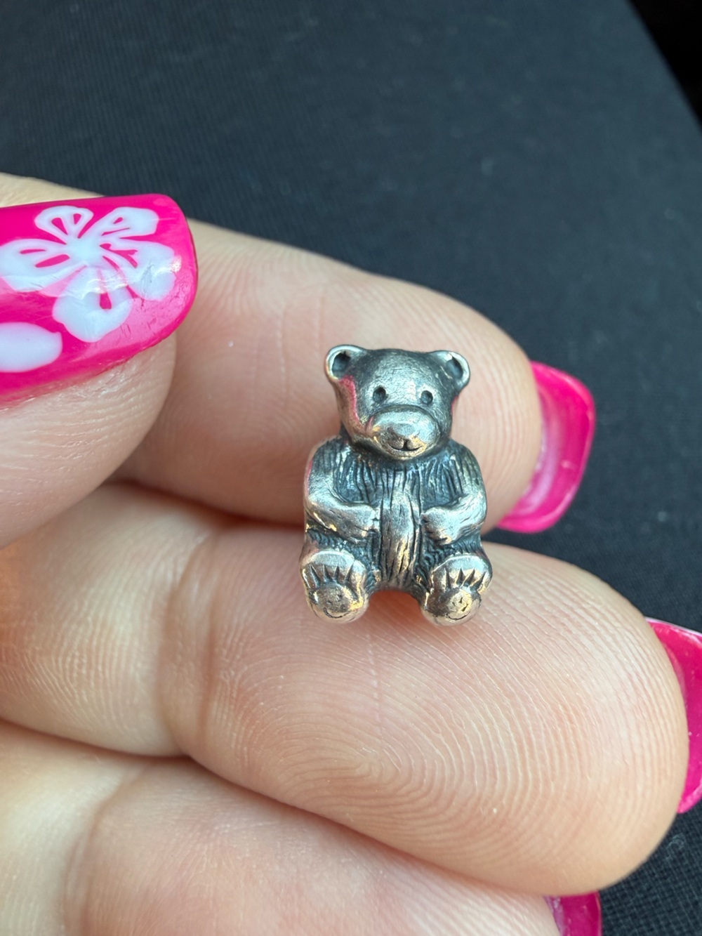 Pandora Silver Teddy Bear Charm
